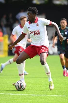Sporting Hasselt v Royal Antwerp FC - Jupiler Pro League Friendly HASSELT, BELGIUM - JULY 19 : Fofana Modibo midfielder of Royal Antwerp FC during the Jupiler Pro League friendly match between Sporting Hasselt and Royal Antwerp FC on July 19, 2026 in Hasselt, Belgium, 19 07 2026 Hasselt Belgium  Copyright: xVincentxKalutx