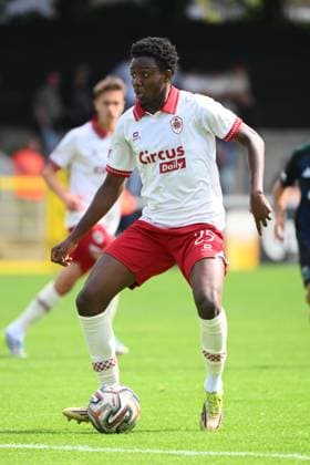 Sporting Hasselt v Royal Antwerp FC - Jupiler Pro League Friendly HASSELT, BELGIUM - JULY 19 : Fofana Modibo midfielder of Royal Antwerp FC during the Jupiler Pro League friendly match between Sporting Hasselt and Royal Antwerp FC on July 19, 2026 in Hasselt, Belgium, 19 07 2026 Hasselt Belgium  Copyright: xVincentxKalutx