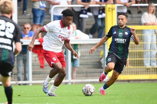 Sporting Hasselt v Royal Antwerp FC - Jupiler Pro League Friendly HASSELT, BELGIUM - JULY 19 : Fofana Modibo midfielder of Royal Antwerp FC during the Jupiler Pro League friendly match between Sporting Hasselt and Royal Antwerp FC on July 19, 2026 in Hasselt, Belgium, 19 07 2026 Hasselt Belgium  Copyright: xVincentxKalutx