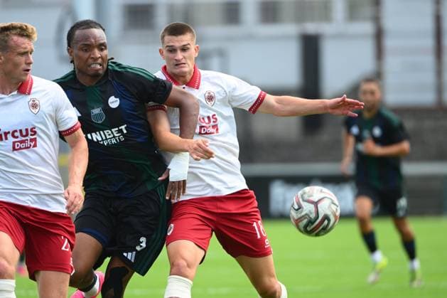 Sporting Hasselt v Royal Antwerp FC - Jupiler Pro League Friendly HASSELT, BELGIUM - JULY 19 : Vandeplas Gerard forward of Royal Antwerp FC during the Jupiler Pro League friendly match between Sporting Hasselt and Royal Antwerp FC on July 19, 2026 in Hasselt, Belgium, 19 07 2026 Hasselt Belgium  Copyright: xVincentxKalutx