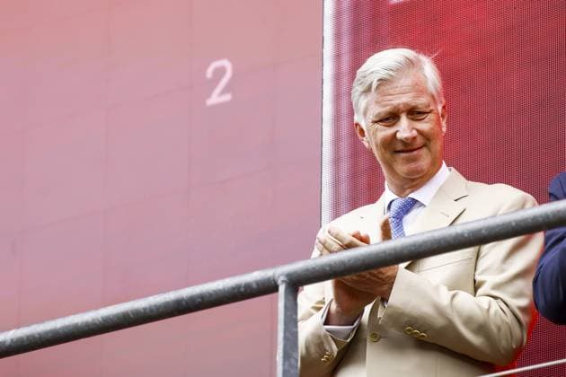 SPA - King Philippe of Belgium after the Belgian Grand Prix race at the Spa-Francorchamps circuit. SEM VAN DER WAL ANP xVIxANPxSportx xxANPxIVx 563843280 originalFilename: 563843280.jpg