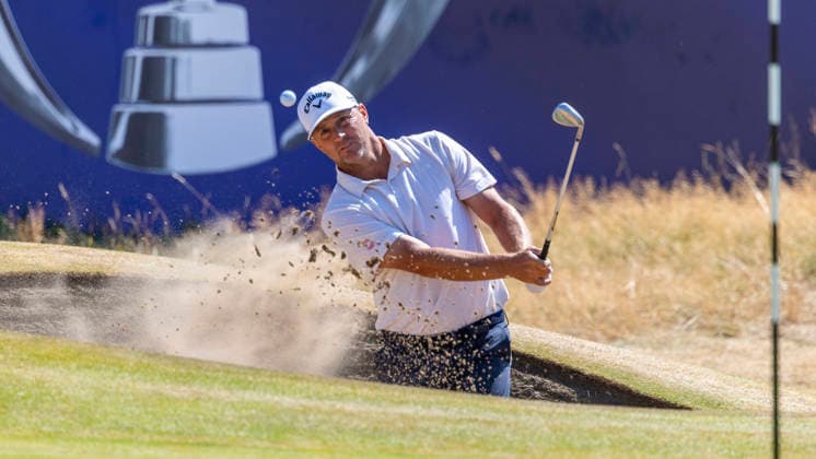 SOUTHPORT, ENGLAND 20260719 Alex Noren har slagit sig ur greenbunkern pa det artonde halet under tävlingens sista dag pa The Open Championship pa Royal Birkdale Golf Club. SOUTHPORT ENGLAND x1019x *** SOUTHPORT, ENGLAND 20260719 Alex Noren has hit his way out of the green bunker on the 18th hole on the final day of The Open Championship at Royal Birkdale Golf Club, SOUTHPORT, ENGLAND x1019x  Copyright: xChristerxHöglund TTx BRITISH OPEN CHAMPIONSHIP