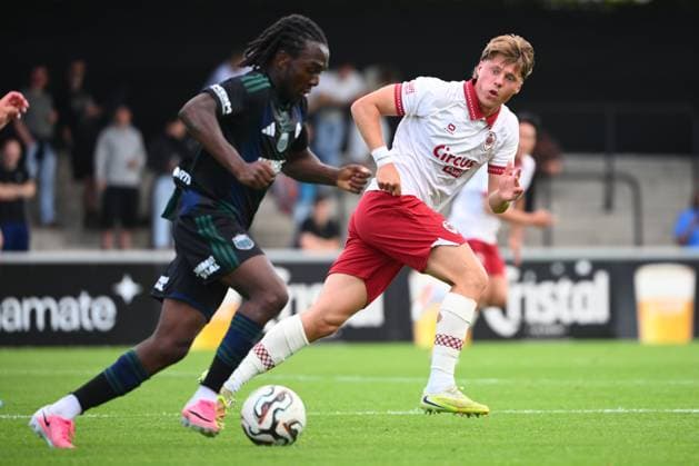 Sporting Hasselt v Royal Antwerp FC - Jupiler Pro League Friendly HASSELT, BELGIUM - JULY 19 : Van Helden Rein defender of Royal Antwerp FC during the Jupiler Pro League friendly match between Sporting Hasselt and Royal Antwerp FC on July 19, 2026 in Hasselt, Belgium, 19 07 2026 Hasselt Belgium  Copyright: xVincentxKalutx