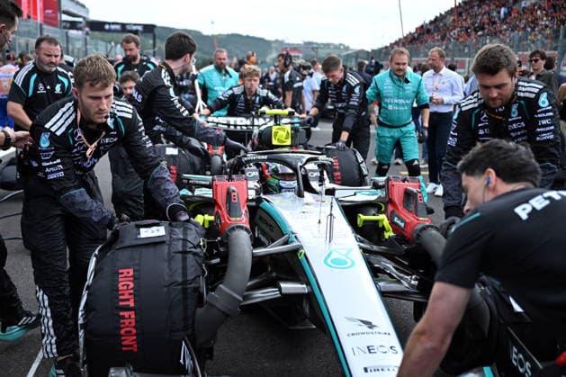 Formula 1 Belgian Grand Prix SPA, BELGIUM - JULY 19: Kimi Antonelli of Mercedes takes part in the Formula 1 Belgian Grand Prix at the Circuit de Spa-Francorchamps in Spa, Belgium, on July 19, 2026. Dursun Aydemir Anadolu Spa Belgium. Editorial use only. Please get in touch for any other usage.  Copyright: x2026xAnadoluxDursunxAydemirx