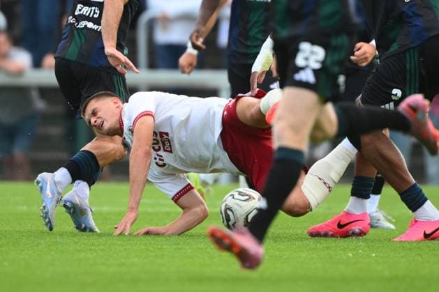 Sporting Hasselt v Royal Antwerp FC - Jupiler Pro League Friendly HASSELT, BELGIUM - JULY 19 : Vandeplas Gerard forward of Royal Antwerp FC during the Jupiler Pro League friendly match between Sporting Hasselt and Royal Antwerp FC on July 19, 2026 in Hasselt, Belgium, 19 07 2026 Hasselt Belgium  Copyright: xVincentxKalutx