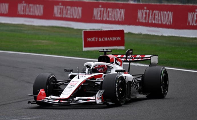 Formula 1 Belgian Grand Prix SPA, BELGIUM - JULY 19: Estaban Ocon of Haas takes part in the Formula 1 Belgian Grand Prix at the Circuit de Spa-Francorchamps in Spa, Belgium, on July 19, 2026. Dursun Aydemir Anadolu Spa Belçika. Editorial use only. Please get in touch for any other usage.  Copyright: x2026xAnadoluxDursunxAydemirx