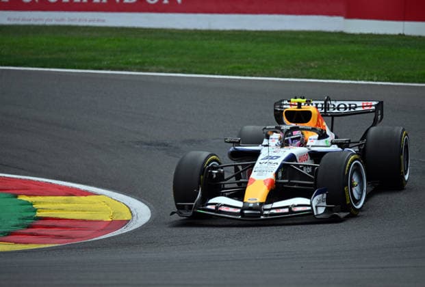 Formula 1 Belgian Grand Prix SPA, BELGIUM - JULY 19: Liam Lawson of Racing Bulls takes part in the Formula 1 Belgian Grand Prix at the Circuit de Spa-Francorchamps in Spa, Belgium, on July 19, 2026. Dursun Aydemir Anadolu Spa Belçika. Editorial use only. Please get in touch for any other usage.  Copyright: x2026xAnadoluxDursunxAydemirx