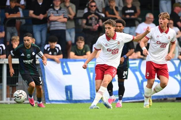 Sporting Hasselt v Royal Antwerp FC - Jupiler Pro League Friendly HASSELT, BELGIUM - JULY 19 : Verstraeten Andreas midfielder of Royal Antwerp FC during the Jupiler Pro League friendly match between Sporting Hasselt and Royal Antwerp FC on July 19, 2026 in Hasselt, Belgium, 19 07 2026 Hasselt Belgium  Copyright: xVincentxKalutx