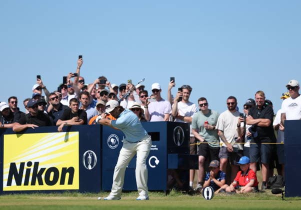 154th Open Golf Championships - Round 4 Tommy Fleetwood of England in action on the 9th tee during the fourth round of the British Open Golf Championships at Royal Birkdale in Southport, Britain, 19 July 2026. SOUTHPORT UNITED KINGDOM  Copyright: xADAMxVAUGHANx