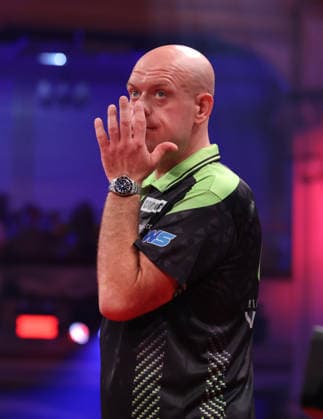 World Matchplay Darts 2026 Michael van Gerwen during the 2026 World Matchplay darts at Winter Gardens, Blackpool, UK on 19 July 2026. Blackpool Winter Gardens UK Editorial use only , Copyright: xChrisxSargeantx PSI-24526-0109