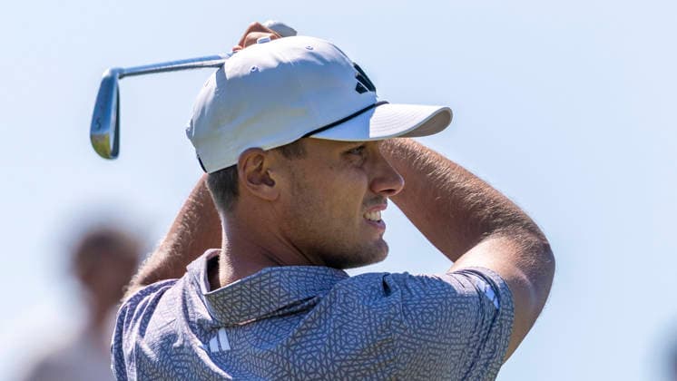 SOUTHPORT, ENGLAND 20260719 Ludvig Aberg slar ut pa det fjärde halet ett korthal par tre under tävlingens sista dag pa The Open Championship pa Royal Birkdale Golf Club. SOUTHPORT ENGLAND x1019x *** SOUTHPORT, ENGLAND 20260719 Ludvig Aberg carded a par-3 on the fourth hole on the final day of The Open Championship at Royal Birkdale Golf Club in SOUTHPORT, ENGLAND x1019x  Copyright: xChristerxHöglund TTx BRITISH OPEN CHAMPIONSHIP