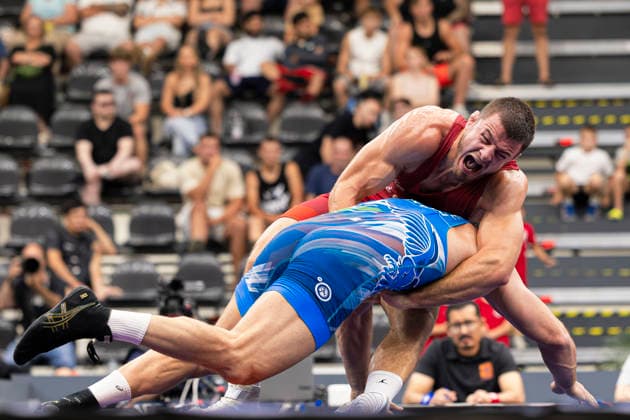 Wrestling Ranking Series Polyak & Janos & Istvan Memorial 97kg GR - Alex Gergo Szoke (HUN) df. Lucas Alexandros Lazogianis (GER) *** Wrestling Ranking Series: Janos Istvan Polyak Memorial, 97 kg Greco-Roman – Alex Gergo Szoke (HUN) def. Lucas Alexandros Lazogianis (GER)
