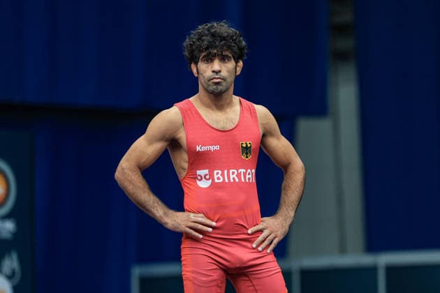 Wrestling Ranking Series Polyak & Janos & Istvan Memorial 60kg GR - Abdolmohammad Mohammad Papi (GER) *** Wrestling Ranking Series: Janos Istvan Polyak Memorial, 60 kg, GR: Mohammad Papi Abdolmohammad, GER Copyright: xUnitedxWorldxWrestlingx xAmirrezx United World Wrestling Kadir C