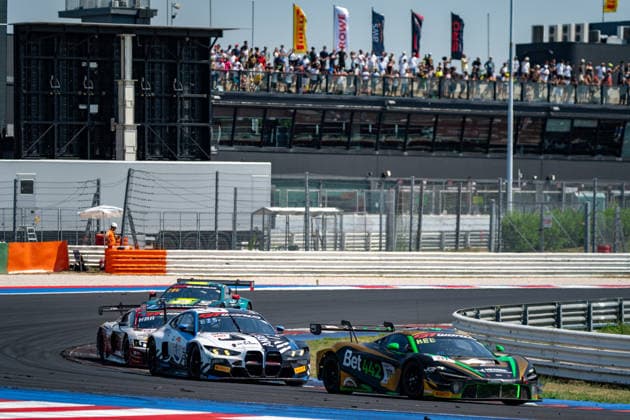 IPA86811065 - James KELL and Arthur ROUGIER driving the ( 111) McLaren 720S GT3 EVO for CSA Racing during Round 5 of the GT World Challenge at Misano, Italy, on July 19, 2026  Copyright: xLucaxRossini IPAxSportx xx 86811065