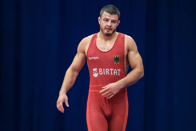Wrestling Ranking Series Polyak & Janos & Istvan Memorial 97kg GR - Lucas Alexandros Lazogianis (GER) *** Wrestling Ranking Series: Janos Istvan Polyak Memorial, 97 kg – GR: Alexandros Lazogianis, GER Copyright: xUnitedxWorldxWrestlingx xAmirrezx United World Wrestling Kadir C