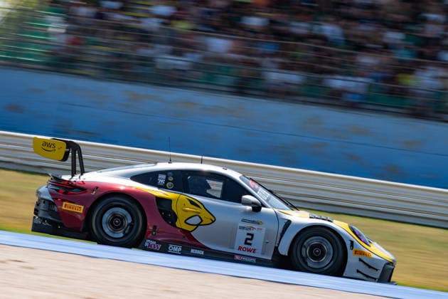 IPA86811250 - Morris SCHURING and Dorian BOCCOLACCI driving the ( 2) Porsche 911 GT3 R (992) EVO for Team Boutsen VDS during Round 5 of the GT World Challenge at Misano, Italy, on July 19, 2026  Copyright: xLucaxRossini IPAxSportx xx 86811250