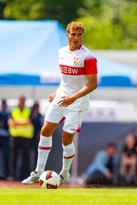 Testspiel: TSG Balingen vs. VfB Stuttgart; 19.07.2026 Balingen, GERMANY - 19. July 2027: Grischa Prömel (VfB Stuttgart, 21) während dem Testspiel zwischen der TSG Balingen und dem VfB Stuttgart in der BIZERBA ARENA, Balingen. *** Friendly Match: TSG Balingen vs. VfB Stuttgart, July 19, 2026, Balingen, GERMANY July 19, 2027 Grischa Prömel VfB Stuttgart, 21, during the friendly match between TSG Balingen and VfB Stuttgart at the BIZERBA ARENA, Balingen Copyright: xBEAUTIFULxSPORTS Steinx