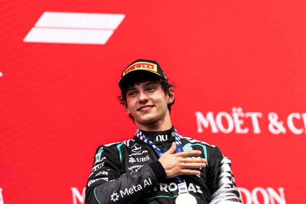 Formula 1 Moët & Chandon Belgian Grand Prix 2026 Luca De Vita OVERTAKE MAXPPP - Spa 19 07 2026 12 ANTONELLI Kimi (ita), Mercedes-AMG PETRONAS Formula One Team, portrait at the Formula 1 Moët & Chandon Belgian Grand Prix 2026, the 10th round of the 2026 FIA Formula 1 World Championship, WM, Weltmeisterschaft at the Circuit de Spa-Francorchamps in Spa, Belgium, from 16 to 19 July 2026 Spa Circuit de Spa-Francorchamps Belgium  Copyright: xOVERTAKE MAXPPPxLucaxDexVitax OVT202607198610 OVT202607198610