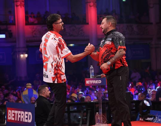 World Matchplay Darts 2026 Jonny Clayton during the 2026 World Matchplay darts at Winter Gardens, Blackpool, UK on 19 July 2026. Blackpool Winter Gardens UK Editorial use only , Copyright: xChrisxSargeantx PSI-24526-0115