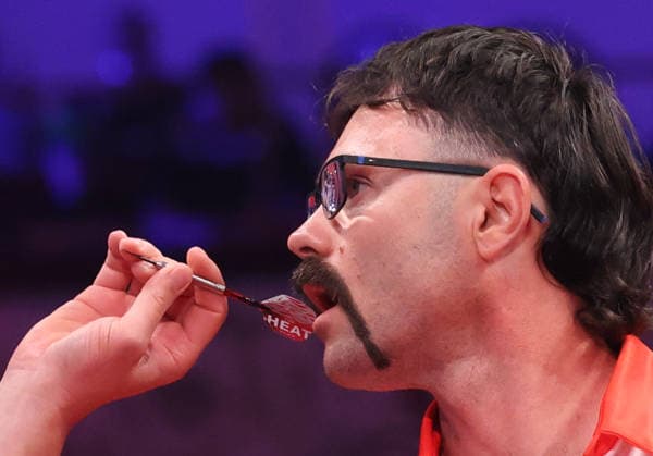 Sport Themen der Woche KW29 Sport Bilder des Tages World Matchplay Darts 2026 Damon Heta during the 2026 World Matchplay darts at Winter Gardens, Blackpool, UK on 19 July 2026. Blackpool Winter Gardens UK Editorial use only , Copyright: xChrisxSargeantx PSI-24526-0126