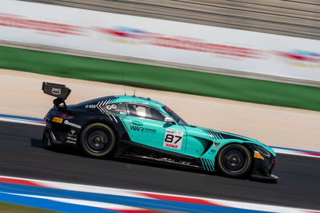 MOTORSPORTS - GT World Challenge - Misano - Round 5 Photo by IPA ABACAPRESS.COM86811082 - Marvin DIENST and Rinat SALIKHOV driving the ( 87) Mercedes-AMG GT3 EVO for Winward Racing during Round 5 of the GT World Challenge at Misano, Italy, on July 19, 2026 Misano Italy  Copyright: xIPAxSport ABACAx