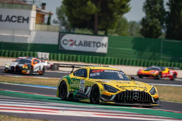 MOTORSPORTS - GT World Challenge - Misano - Round 5 Photo by IPA ABACAPRESS.COM86811083 - Lucas AUER and Maro ENGEL driving the ( 48) Mercedes-AMG GT3 EVO for Team Winward Racing during Round 5 of the GT World Challenge at Misano, Italy, on July 19, 2026 Misano Italy  Copyright: xIPAxSport ABACAx