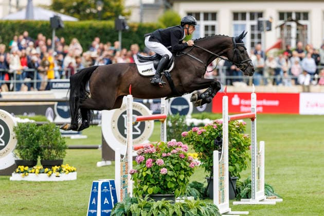 RIESENBECK - Longines Global Champions Tour of Riesenbeck 2026, RIESENBECK - Longines Global Champions Tour of Riesenbeck 2026 EHNING Marcus (GER), Coolio 42 Longines GCT Grand Prix of Riesenbeck CSI5* - Int. jumping competition against the clock with jump-off (1.60 m) Riesenbeck, Riesenbeck International 19. July 2026 - *** RIESENBECK Longines Global Champions Tour of Riesenbeck 2026, RIESENBECK Longines Global Champions Tour of Riesenbeck 2026 EHNING Marcus GER, Coolio 42 Longines GCT Grand Prix of Riesenbeck CSI5* International show jumping competition against the clock with a jump-off, 160 m, Riesenbeck, Riesenbeck International, July 19, 2026