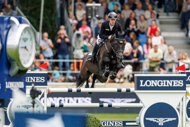 RIESENBECK - Longines Global Champions Tour of Riesenbeck 2026, RIESENBECK - Longines Global Champions Tour of Riesenbeck 2026 EHNING Marcus (GER), Coolio 42 Longines GCT Grand Prix of Riesenbeck CSI5* - Int. jumping competition against the clock with jump-off (1.60 m) Riesenbeck, Riesenbeck International 19. July 2026 - *** RIESENBECK Longines Global Champions Tour of Riesenbeck 2026, RIESENBECK Longines Global Champions Tour of Riesenbeck 2026 EHNING Marcus GER, Coolio 42 Longines GCT Grand Prix of Riesenbeck CSI5* International show jumping competition against the clock with a jump-off, 160 m, Riesenbeck, Riesenbeck International, July 19, 2026