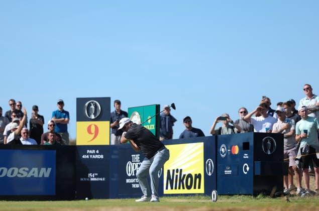 154th Open Golf Championships - Round 4 Ryan Fox of Australia in action on the 9th tee during the fourth round of the British Open Golf Championships at Royal Birkdale in Southport, Britain, 19 July 2026. SOUTHPORT UNITED KINGDOM  Copyright: xADAMxVAUGHANx