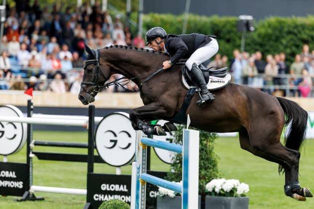 RIESENBECK - Longines Global Champions Tour of Riesenbeck 2026, RIESENBECK - Longines Global Champions Tour of Riesenbeck 2026 EHNING Marcus (GER), Coolio 42 Longines GCT Grand Prix of Riesenbeck CSI5* - Int. jumping competition against the clock with jump-off (1.60 m) Riesenbeck, Riesenbeck International 19. July 2026 - *** RIESENBECK Longines Global Champions Tour of Riesenbeck 2026, RIESENBECK Longines Global Champions Tour of Riesenbeck 2026 EHNING Marcus GER, Coolio 42 Longines GCT Grand Prix of Riesenbeck CSI5* International jumping competition against the clock with a jump-off, 160 m, Riesenbeck, Riesenbeck International, July 19, 2026