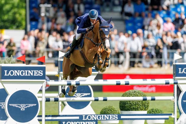 RIESENBECK - Longines Global Champions Tour of Riesenbeck 2026, RIESENBECK - Longines Global Champions Tour of Riesenbeck 2026 DEUSSER Daniel (GER), Pepita van T Meulenhof BR Longines GCT Grand Prix of Riesenbeck CSI5* - Int. jumping competition against the clock with jump-off (1.60 m) Riesenbeck, Riesenbeck International 19. July 2026 - *** RIESENBECK Longines Global Champions Tour of Riesenbeck 2026, RIESENBECK Longines Global Champions Tour of Riesenbeck 2026 DEUSSER Daniel GER, Pepita van T Meulenhof BR Longines GCT Grand Prix of Riesenbeck CSI5* International show jumping competition against the clock with a jump-off, 160 m, Riesenbeck, Riesenbeck International, July 19, 2026