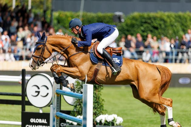 RIESENBECK - Longines Global Champions Tour of Riesenbeck 2026, RIESENBECK - Longines Global Champions Tour of Riesenbeck 2026 DEUSSER Daniel (GER), Pepita van T Meulenhof BR Longines GCT Grand Prix of Riesenbeck CSI5* - Int. jumping competition against the clock with jump-off (1.60 m) Riesenbeck, Riesenbeck International 19. July 2026 - *** RIESENBECK Longines Global Champions Tour of Riesenbeck 2026, RIESENBECK Longines Global Champions Tour of Riesenbeck 2026 DEUSSER Daniel GER, Pepita van T Meulenhof BR Longines GCT Grand Prix of Riesenbeck CSI5* International show jumping competition against the clock with a jump-off, 160 m, Riesenbeck, Riesenbeck International, July 19, 2026