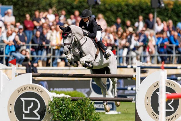 RIESENBECK - Longines Global Champions Tour of Riesenbeck 2026, RIESENBECK - Longines Global Champions Tour of Riesenbeck 2026 HINNERS Sophie (GER), Iron Dames My Prins Longines GCT Grand Prix of Riesenbeck CSI5* - Int. jumping competition against the clock with jump-off (1.60 m) Riesenbeck, Riesenbeck International 19. July 2026 - *** RIESENBECK Longines Global Champions Tour of Riesenbeck 2026, RIESENBECK Longines Global Champions Tour of Riesenbeck 2026 HINNERS Sophie GER, Iron Dames My Prins Longines GCT Grand Prix of Riesenbeck CSI5* International jumping competition against the clock with a jump-off, 160 m, Riesenbeck, Riesenbeck International, July 19, 2026