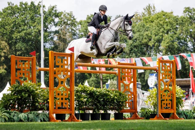 RIESENBECK - Longines Global Champions Tour of Riesenbeck 2026, RIESENBECK - Longines Global Champions Tour of Riesenbeck 2026 HINNERS Sophie (GER), Iron Dames My Prins Longines GCT Grand Prix of Riesenbeck CSI5* - Int. jumping competition against the clock with jump-off (1.60 m) Riesenbeck, Riesenbeck International 19. July 2026 - *** RIESENBECK Longines Global Champions Tour of Riesenbeck 2026, RIESENBECK Longines Global Champions Tour of Riesenbeck 2026 HINNERS Sophie GER, Iron Dames My Prins Longines GCT Grand Prix of Riesenbeck CSI5* International jumping competition against the clock with a jump-off, 160 m, Riesenbeck, Riesenbeck International, July 19, 2026