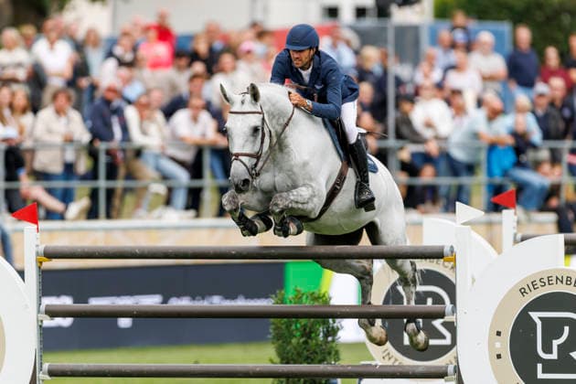 RIESENBECK - Longines Global Champions Tour of Riesenbeck 2026, RIESENBECK - Longines Global Champions Tour of Riesenbeck 2026 KUKUK Christian (GER), Checker 47 Longines GCT Grand Prix of Riesenbeck CSI5* - Int. jumping competition against the clock with jump-off (1.60 m) Riesenbeck, Riesenbeck International 19. July 2026 - *** RIESENBECK Longines Global Champions Tour of Riesenbeck 2026, RIESENBECK Longines Global Champions Tour of Riesenbeck 2026 KUKUK Christian GER, Checker 47 Longines GCT Grand Prix of Riesenbeck CSI5* International jumping competition against the clock with a jump-off, 160 m, Riesenbeck, Riesenbeck International, July 19, 2026