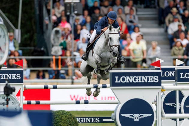 RIESENBECK - Longines Global Champions Tour of Riesenbeck 2026, RIESENBECK - Longines Global Champions Tour of Riesenbeck 2026 KUKUK Christian (GER), Checker 47 Longines GCT Grand Prix of Riesenbeck CSI5* - Int. jumping competition against the clock with jump-off (1.60 m) Riesenbeck, Riesenbeck International 19. July 2026 - *** RIESENBECK Longines Global Champions Tour of Riesenbeck 2026, RIESENBECK Longines Global Champions Tour of Riesenbeck 2026 KUKUK Christian GER, Checker 47 Longines GCT Grand Prix of Riesenbeck CSI5* International jumping competition against the clock with a jump-off, 160 m, Riesenbeck, Riesenbeck International, July 19, 2026