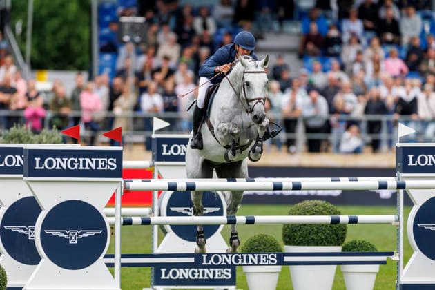 RIESENBECK - Longines Global Champions Tour of Riesenbeck 2026, RIESENBECK - Longines Global Champions Tour of Riesenbeck 2026 KUKUK Christian (GER), Checker 47 Longines GCT Grand Prix of Riesenbeck CSI5* - Int. jumping competition against the clock with jump-off (1.60 m) Riesenbeck, Riesenbeck International 19. July 2026 - *** RIESENBECK Longines Global Champions Tour of Riesenbeck 2026, RIESENBECK Longines Global Champions Tour of Riesenbeck 2026 KUKUK Christian GER, Checker 47 Longines GCT Grand Prix of Riesenbeck CSI5* International jumping competition against the clock with a jump-off, 160 m, Riesenbeck, Riesenbeck International, July 19, 2026