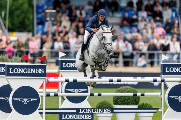 RIESENBECK - Longines Global Champions Tour of Riesenbeck 2026, RIESENBECK - Longines Global Champions Tour of Riesenbeck 2026 KUKUK Christian (GER), Checker 47 Longines GCT Grand Prix of Riesenbeck CSI5* - Int. jumping competition against the clock with jump-off (1.60 m) Riesenbeck, Riesenbeck International 19. July 2026 - *** RIESENBECK Longines Global Champions Tour of Riesenbeck 2026, RIESENBECK Longines Global Champions Tour of Riesenbeck 2026 KUKUK Christian GER, Checker 47 Longines GCT Grand Prix of Riesenbeck CSI5* International jumping competition against the clock with a jump-off, 160 m, Riesenbeck, Riesenbeck International, July 19, 2026