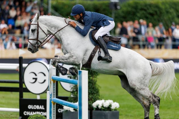 RIESENBECK - Longines Global Champions Tour of Riesenbeck 2026, RIESENBECK - Longines Global Champions Tour of Riesenbeck 2026 KUKUK Christian (GER), Checker 47 Longines GCT Grand Prix of Riesenbeck CSI5* - Int. jumping competition against the clock with jump-off (1.60 m) Riesenbeck, Riesenbeck International 19. July 2026 - *** RIESENBECK Longines Global Champions Tour of Riesenbeck 2026, RIESENBECK Longines Global Champions Tour of Riesenbeck 2026 KUKUK Christian GER, Checker 47 Longines GCT Grand Prix of Riesenbeck CSI5* International jumping competition against the clock with a jump-off, 160 m, Riesenbeck, Riesenbeck International, July 19, 2026