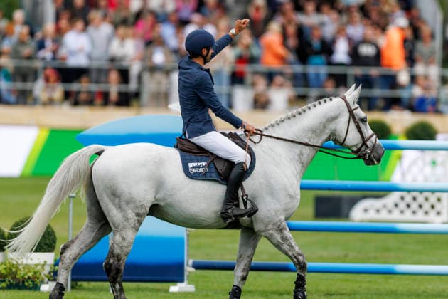 RIESENBECK - Longines Global Champions Tour of Riesenbeck 2026, RIESENBECK - Longines Global Champions Tour of Riesenbeck 2026 KUKUK Christian (GER), Checker 47 Longines GCT Grand Prix of Riesenbeck CSI5* - Int. jumping competition against the clock with jump-off (1.60 m) Riesenbeck, Riesenbeck International 19. July 2026 - *** RIESENBECK Longines Global Champions Tour of Riesenbeck 2026, RIESENBECK Longines Global Champions Tour of Riesenbeck 2026 KUKUK Christian GER, Checker 47 Longines GCT Grand Prix of Riesenbeck CSI5* International jumping competition against the clock with a jump-off, 160 m, Riesenbeck, Riesenbeck International, July 19, 2026