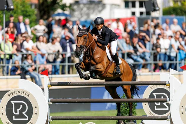 RIESENBECK - Longines Global Champions Tour of Riesenbeck 2026, RIESENBECK - Longines Global Champions Tour of Riesenbeck 2026 BETTENDORF Victor (LUX), Gibbs Un Prince Longines GCT Grand Prix of Riesenbeck CSI5* - Int. jumping competition against the clock with jump-off (1.60 m) Riesenbeck, Riesenbeck International 19. July 2026 - *** RIESENBECK Longines Global Champions Tour of Riesenbeck 2026, RIESENBECK Longines Global Champions Tour of Riesenbeck 2026 BETTENDORF Victor LUX, Gibbs Un Prince Longines GCT Grand Prix of Riesenbeck CSI5* International jumping competition against the clock with a jump-off, 160 m, Riesenbeck, Riesenbeck International, July 19, 2026