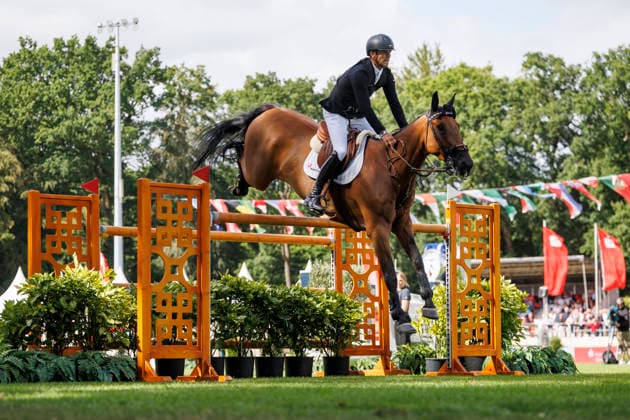 RIESENBECK - Longines Global Champions Tour of Riesenbeck 2026, RIESENBECK - Longines Global Champions Tour of Riesenbeck 2026 BETTENDORF Victor (LUX), Gibbs Un Prince Longines GCT Grand Prix of Riesenbeck CSI5* - Int. jumping competition against the clock with jump-off (1.60 m) Riesenbeck, Riesenbeck International 19. July 2026 - *** RIESENBECK Longines Global Champions Tour of Riesenbeck 2026, RIESENBECK Longines Global Champions Tour of Riesenbeck 2026 BETTENDORF Victor LUX, Gibbs Un Prince Longines GCT Grand Prix of Riesenbeck CSI5* International jumping competition against the clock with a jump-off, 160 m, Riesenbeck, Riesenbeck International, July 19, 2026