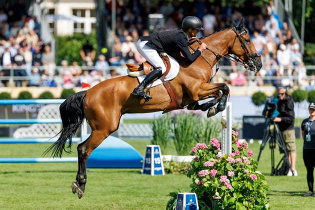 RIESENBECK - Longines Global Champions Tour of Riesenbeck 2026, RIESENBECK - Longines Global Champions Tour of Riesenbeck 2026 BETTENDORF Victor (LUX), Gibbs Un Prince Longines GCT Grand Prix of Riesenbeck CSI5* - Int. jumping competition against the clock with jump-off (1.60 m) Riesenbeck, Riesenbeck International 19. July 2026 - *** RIESENBECK Longines Global Champions Tour of Riesenbeck 2026, RIESENBECK Longines Global Champions Tour of Riesenbeck 2026 BETTENDORF Victor LUX, Gibbs Un Prince Longines GCT Grand Prix of Riesenbeck CSI5* International jumping competition against the clock with a jump-off, 160 m, Riesenbeck, Riesenbeck International, July 19, 2026