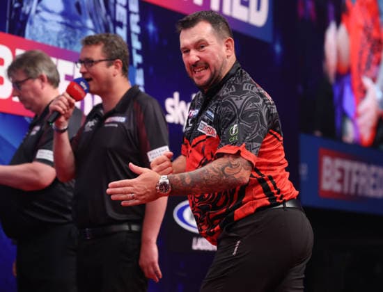 World Matchplay Darts 2026 Jonny Clayton during the 2026 World Matchplay darts at Winter Gardens, Blackpool, UK on 19 July 2026. Blackpool Winter Gardens UK Editorial use only , Copyright: xChrisxSargeantx PSI-24526-0136
