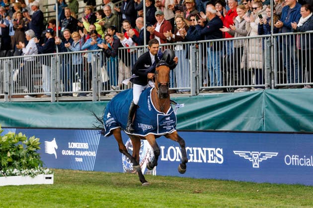 RIESENBECK - Longines Global Champions Tour of Riesenbeck 2026, RIESENBECK - Longines Global Champions Tour of Riesenbeck 2026 BETTENDORF Victor (LUX), Gibbs Un Prince Siegerehrung Prize giving ceremony Longines GCT Grand Prix of Riesenbeck CSI5* - Int. jumping competition against the clock with jump-off (1.60 m) Riesenbeck, Riesenbeck International 19. July 2026 - *** RIESENBECK Longines Global Champions Tour of Riesenbeck 2026, RIESENBECK Longines Global Champions Tour of Riesenbeck 2026 BETTENDORF Victor LUX, Gibbs Un Prince Prize-giving ceremony Longines GCT Grand Prix of Riesenbeck CSI5* International show jumping competition against the clock with a jump-off 1 60 m Riesenbeck, Riesenbeck International July 19, 2026
