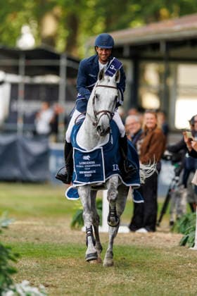 RIESENBECK - Longines Global Champions Tour of Riesenbeck 2026, RIESENBECK - Longines Global Champions Tour of Riesenbeck 2026 KUKUK Christian (GER), Checker 47 Siegerehrung Prize giving ceremony Longines GCT Grand Prix of Riesenbeck CSI5* - Int. jumping competition against the clock with jump-off (1.60 m) Riesenbeck, Riesenbeck International 19. July 2026 - *** RIESENBECK Longines Global Champions Tour of Riesenbeck 2026, RIESENBECK Longines Global Champions Tour of Riesenbeck 2026 KUKUK Christian GER, Checker 47 Prize Giving Ceremony Longines GCT Grand Prix of Riesenbeck CSI5* International show jumping competition against the clock with a jump-off 1 60 m Riesenbeck, Riesenbeck International, July 19, 2026