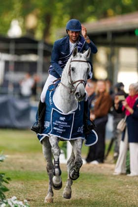 RIESENBECK - Longines Global Champions Tour of Riesenbeck 2026, RIESENBECK - Longines Global Champions Tour of Riesenbeck 2026 KUKUK Christian (GER), Checker 47 Siegerehrung Prize giving ceremony Longines GCT Grand Prix of Riesenbeck CSI5* - Int. jumping competition against the clock with jump-off (1.60 m) Riesenbeck, Riesenbeck International 19. July 2026 - *** RIESENBECK Longines Global Champions Tour of Riesenbeck 2026, RIESENBECK Longines Global Champions Tour of Riesenbeck 2026 KUKUK Christian GER, Checker 47 Prize Giving Ceremony Longines GCT Grand Prix of Riesenbeck CSI5* International show jumping competition against the clock with a jump-off 1 60 m Riesenbeck, Riesenbeck International, July 19, 2026