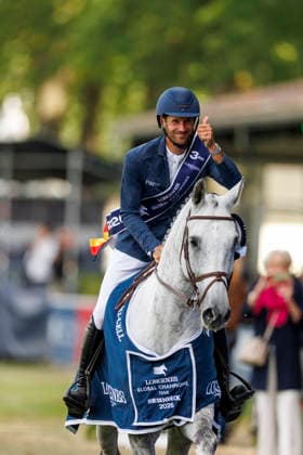 RIESENBECK - Longines Global Champions Tour of Riesenbeck 2026, RIESENBECK - Longines Global Champions Tour of Riesenbeck 2026 KUKUK Christian (GER), Checker 47 Siegerehrung Prize giving ceremony Longines GCT Grand Prix of Riesenbeck CSI5* - Int. jumping competition against the clock with jump-off (1.60 m) Riesenbeck, Riesenbeck International 19. July 2026 - *** RIESENBECK Longines Global Champions Tour of Riesenbeck 2026, RIESENBECK Longines Global Champions Tour of Riesenbeck 2026 KUKUK Christian GER, Checker 47 Prize Giving Ceremony Longines GCT Grand Prix of Riesenbeck CSI5* International show jumping competition against the clock with a jump-off 1 60 m Riesenbeck, Riesenbeck International, July 19, 2026