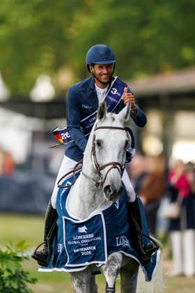 RIESENBECK - Longines Global Champions Tour of Riesenbeck 2026, RIESENBECK - Longines Global Champions Tour of Riesenbeck 2026 KUKUK Christian (GER), Checker 47 Siegerehrung Prize giving ceremony Longines GCT Grand Prix of Riesenbeck CSI5* - Int. jumping competition against the clock with jump-off (1.60 m) Riesenbeck, Riesenbeck International 19. July 2026 - *** RIESENBECK Longines Global Champions Tour of Riesenbeck 2026, RIESENBECK Longines Global Champions Tour of Riesenbeck 2026 KUKUK Christian GER, Checker 47 Prize Giving Ceremony Longines GCT Grand Prix of Riesenbeck CSI5* International show jumping competition against the clock with a jump-off 1 60 m Riesenbeck, Riesenbeck International, July 19, 2026