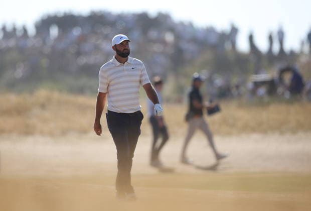 154th Open Golf Championships - Round 4 Scottie Scheffler of the USA walks onto the 18th green during the fourth round of the British Open Golf Championships at Royal Birkdale in Southport, Britain, 19 July 2026. SOUTHPORT UNITED KINGDOM  Copyright: xADAMxVAUGHANx